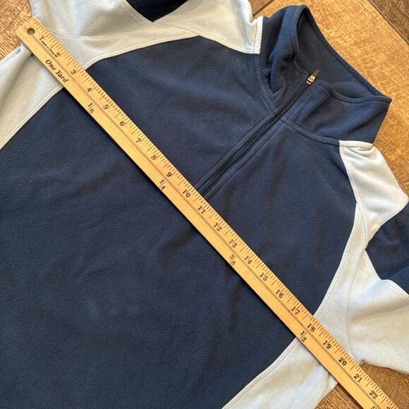 The North Face Women's TKA100 Fleece Quarter Zip Pullover Teal Light Blue Size L - Picture 4 of 7